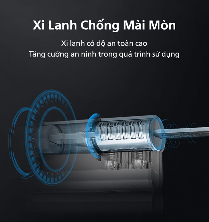 Xi lanh khóa chống mài mòn