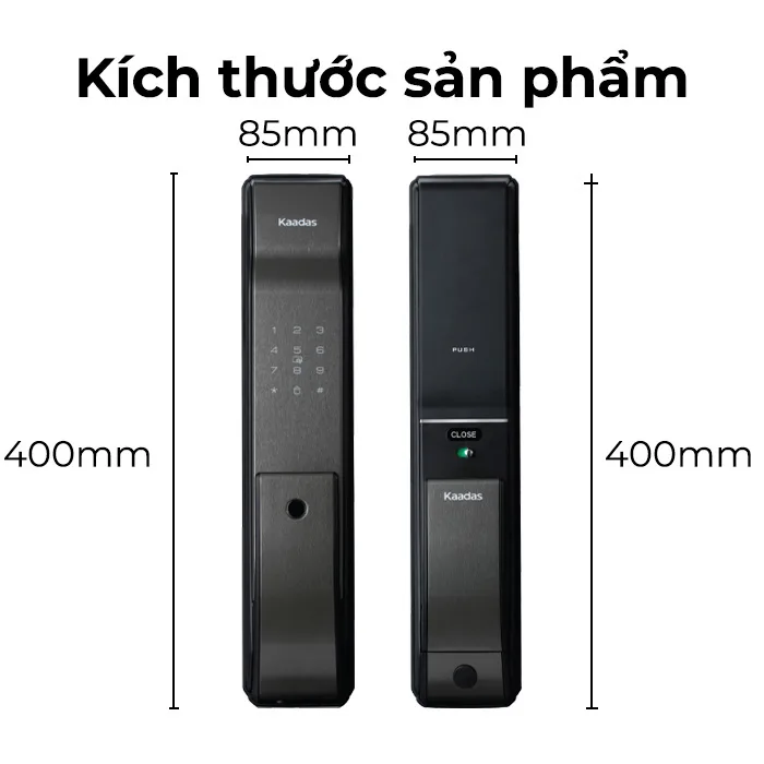 Kích thước SP Kaadas K9